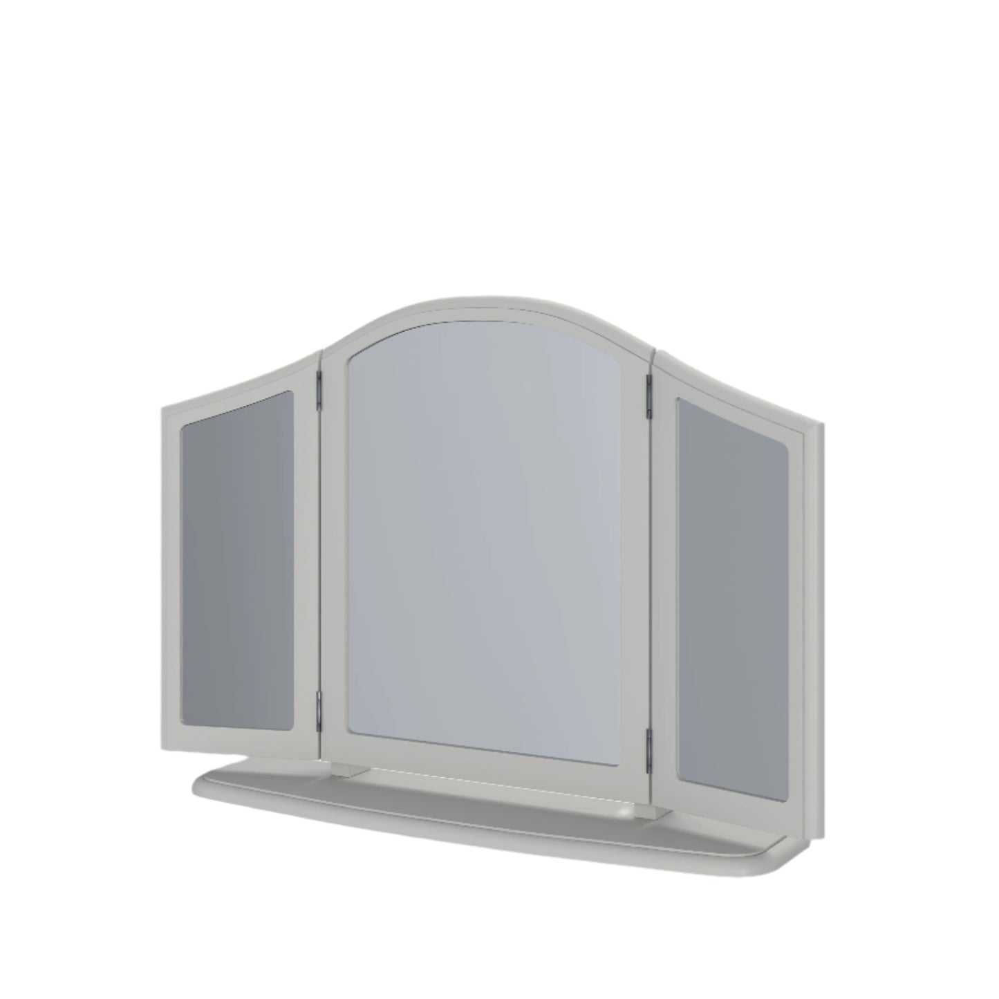 Laura Ashley Clifton Dressing Table Mirror in Dove Grey - 3578145 - White Bear Furnishings