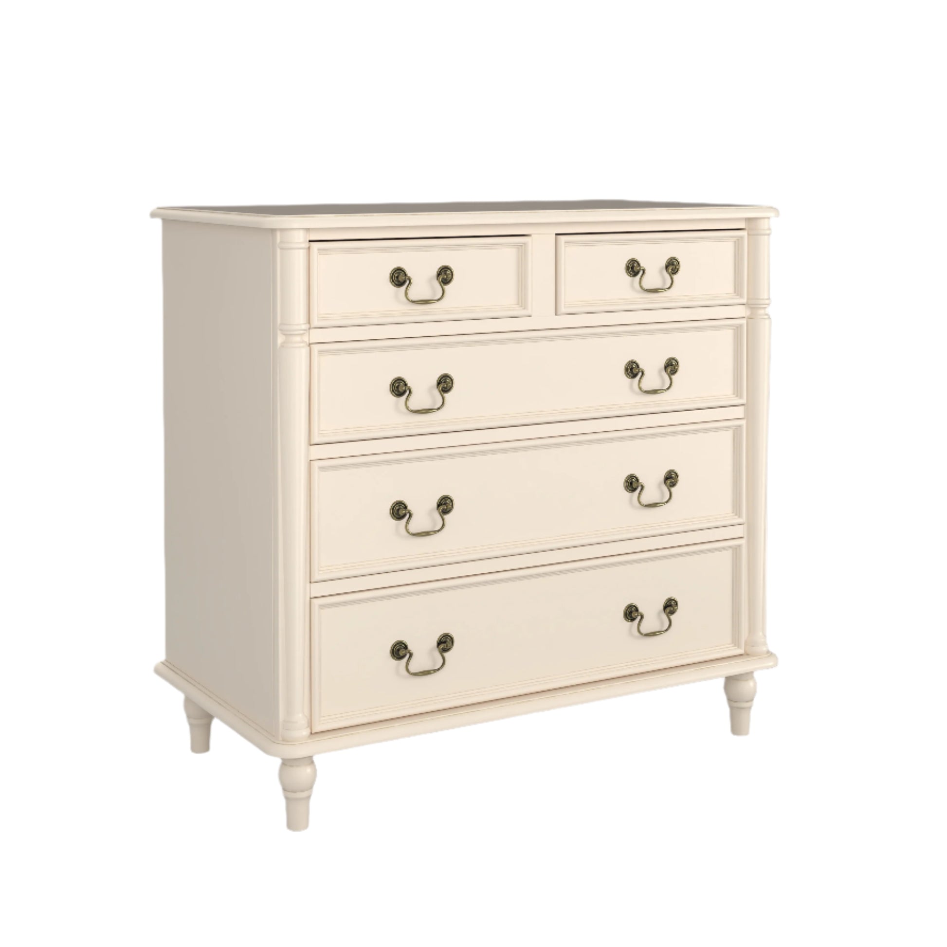 Laura Ashley Clifton 2+3 Drawer Chest in Ivory - 3563883 - White Bear Furnishings