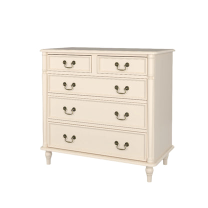 Laura Ashley Clifton 2+3 Drawer Chest in Ivory - 3563883 - White Bear Furnishings