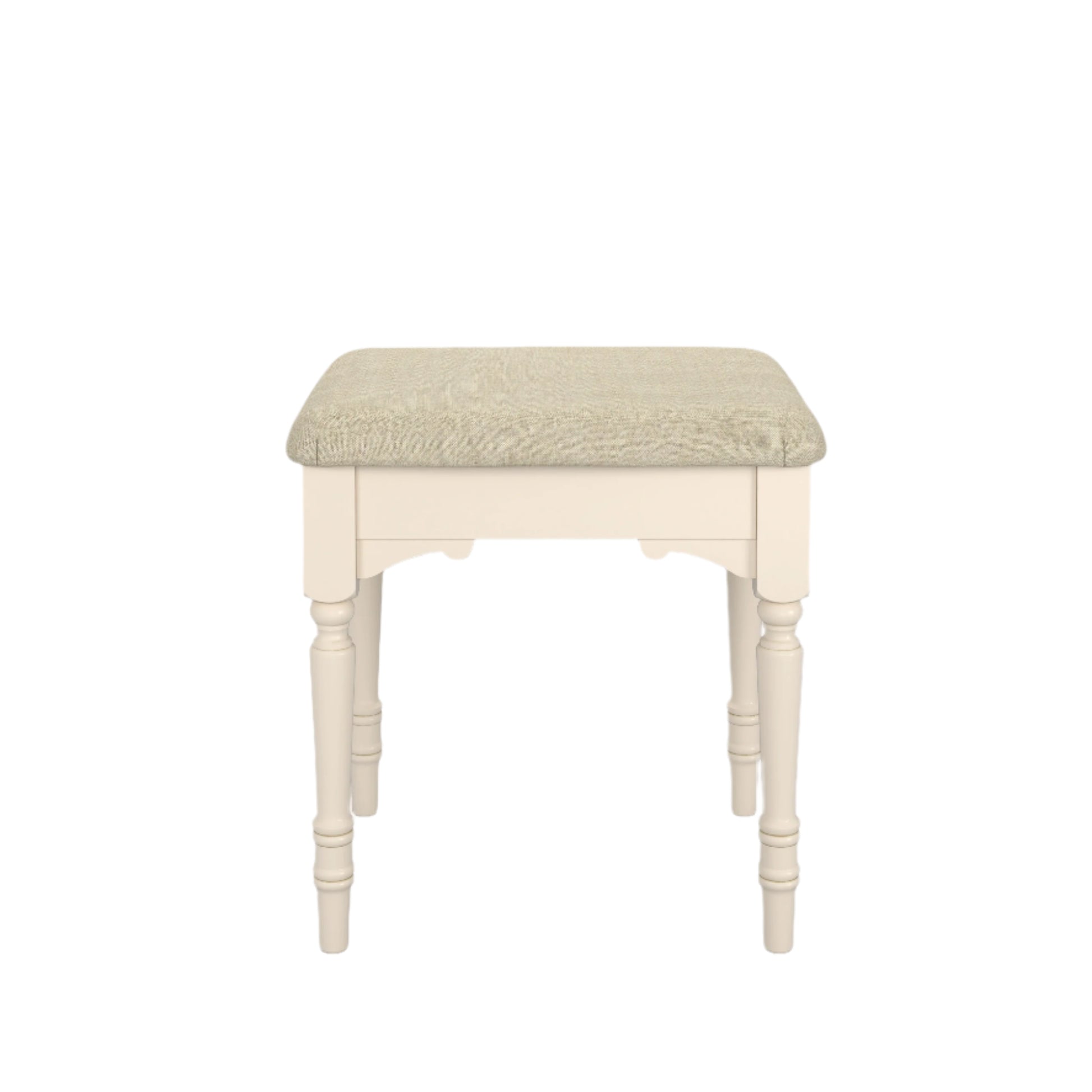 Laura Ashley Clifton Dressing Table and Stool Set in Ivory - 3563877 - White Bear Furnishings