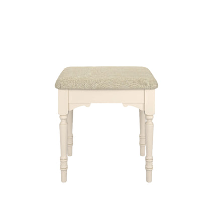 Laura Ashley Clifton Dressing Table and Stool Set in Ivory - 3563877 - White Bear Furnishings
