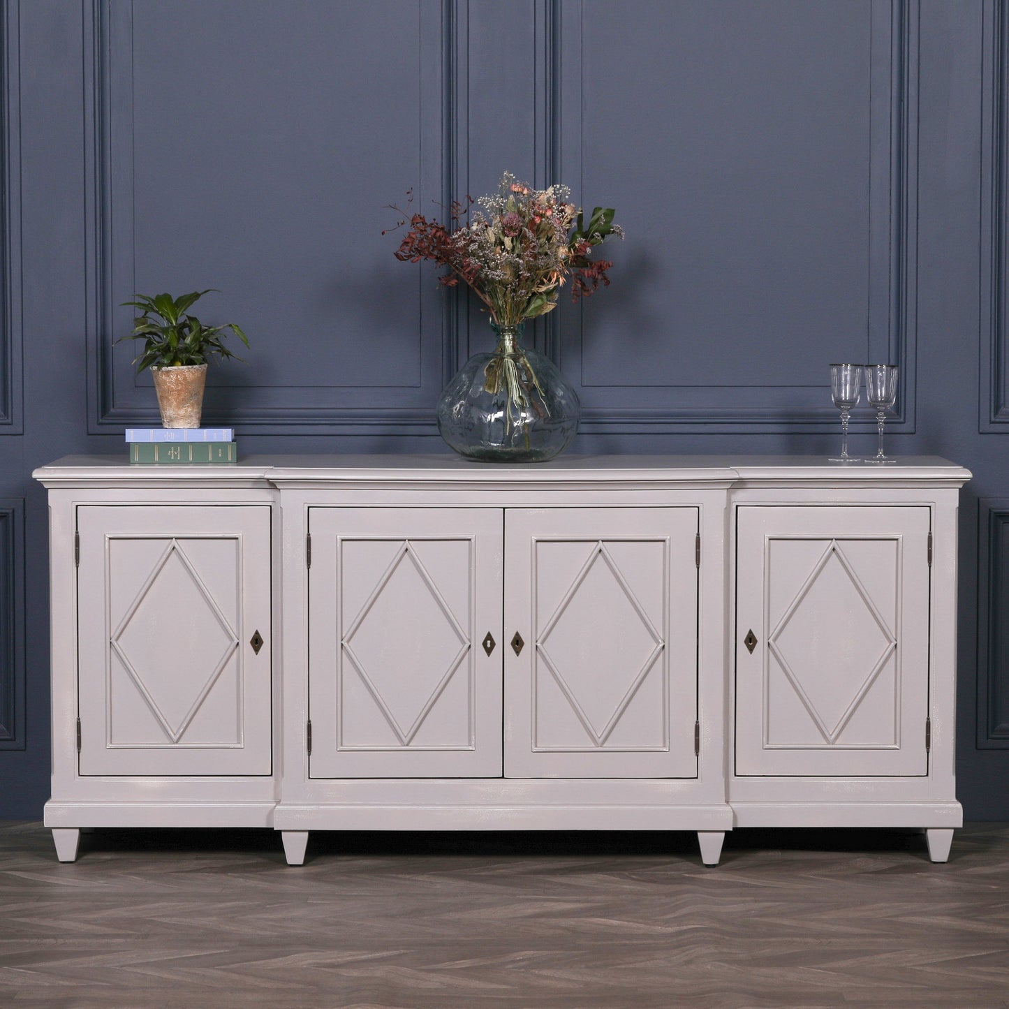 Maison Reproductions Classical Distressed Sideboard 206cm - DWS02