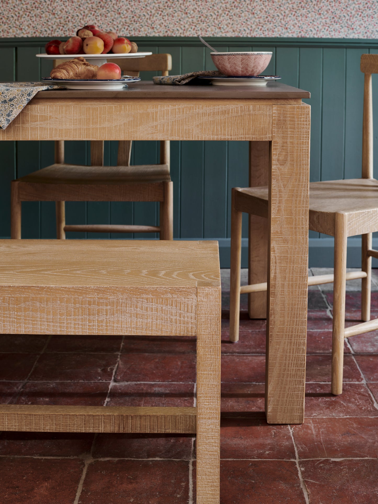 Braystone Washed Oak Dining Bench - 3251003