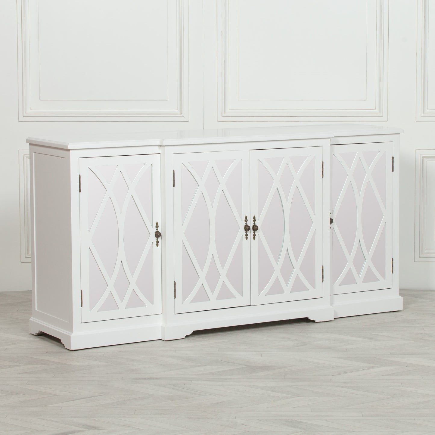 Maison Reproductions Breakfont White Mirror Front Sideboard - FWF501