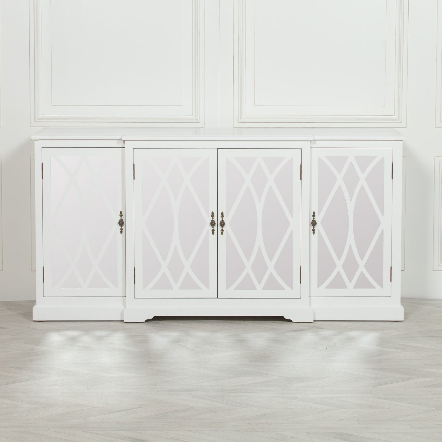 Maison Reproductions Breakfont White Mirror Front Sideboard - FWF501