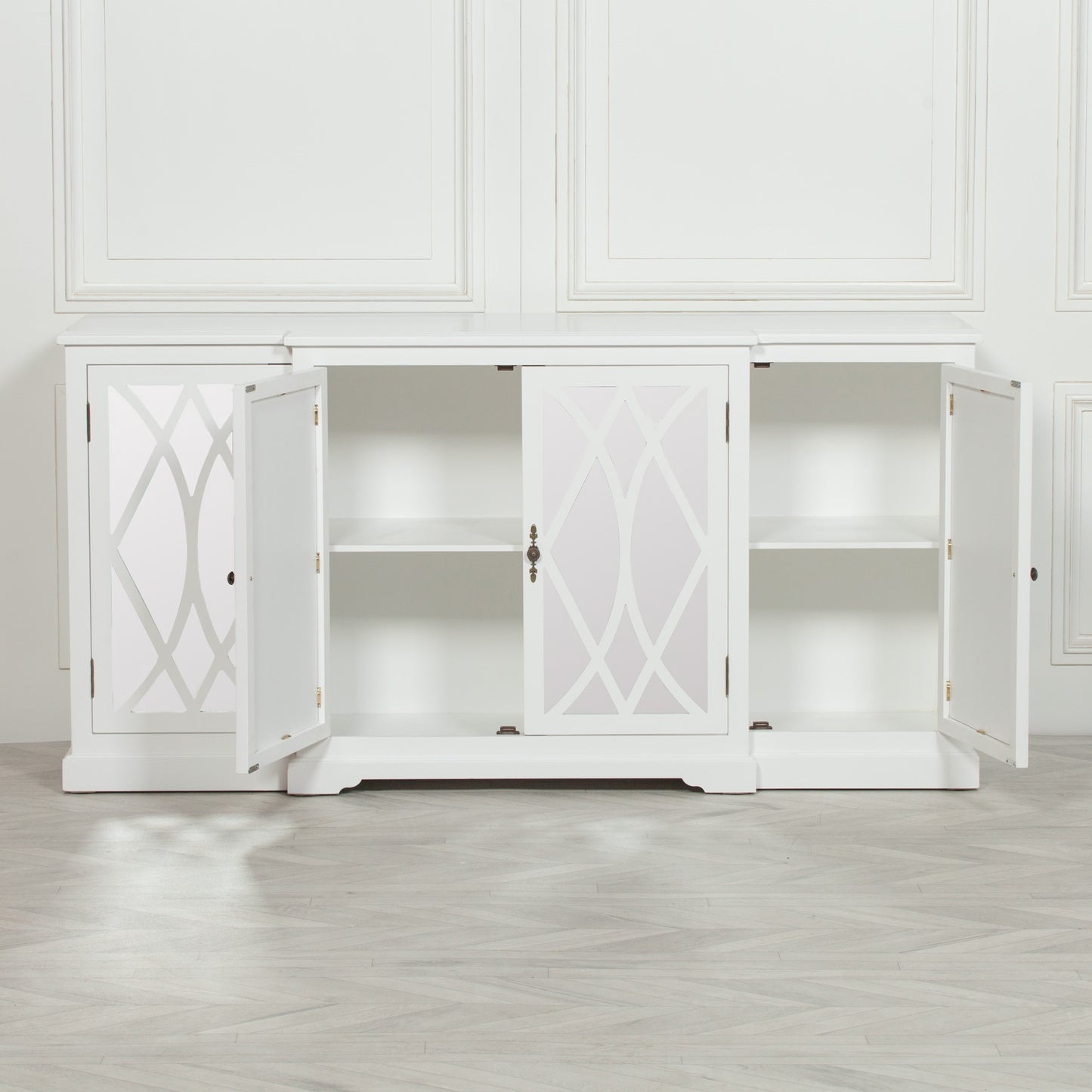 Maison Reproductions Breakfont White Mirror Front Sideboard - FWF501