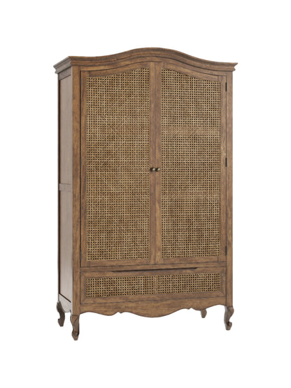 Montpellier 2 Door 1 Drawer Wardrobe in Walnut or Black