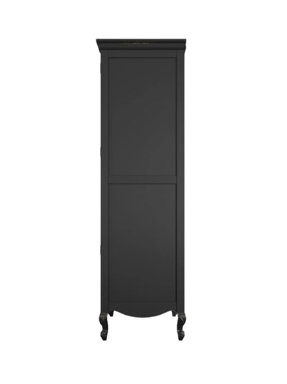 Montpellier 2 Door 1 Drawer Wardrobe in Walnut or Black