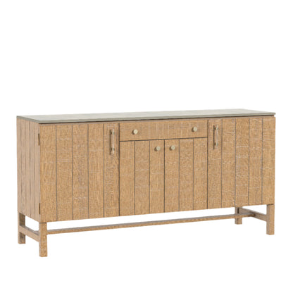 Laura Ashley Braystone Washed Oak 4 Door 1 Drawer Sideboard - 3251004