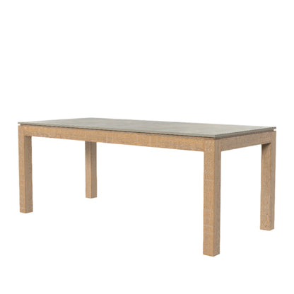 Laura Ashley Braystone Washed Oak Fixed Dining Table - 3251001