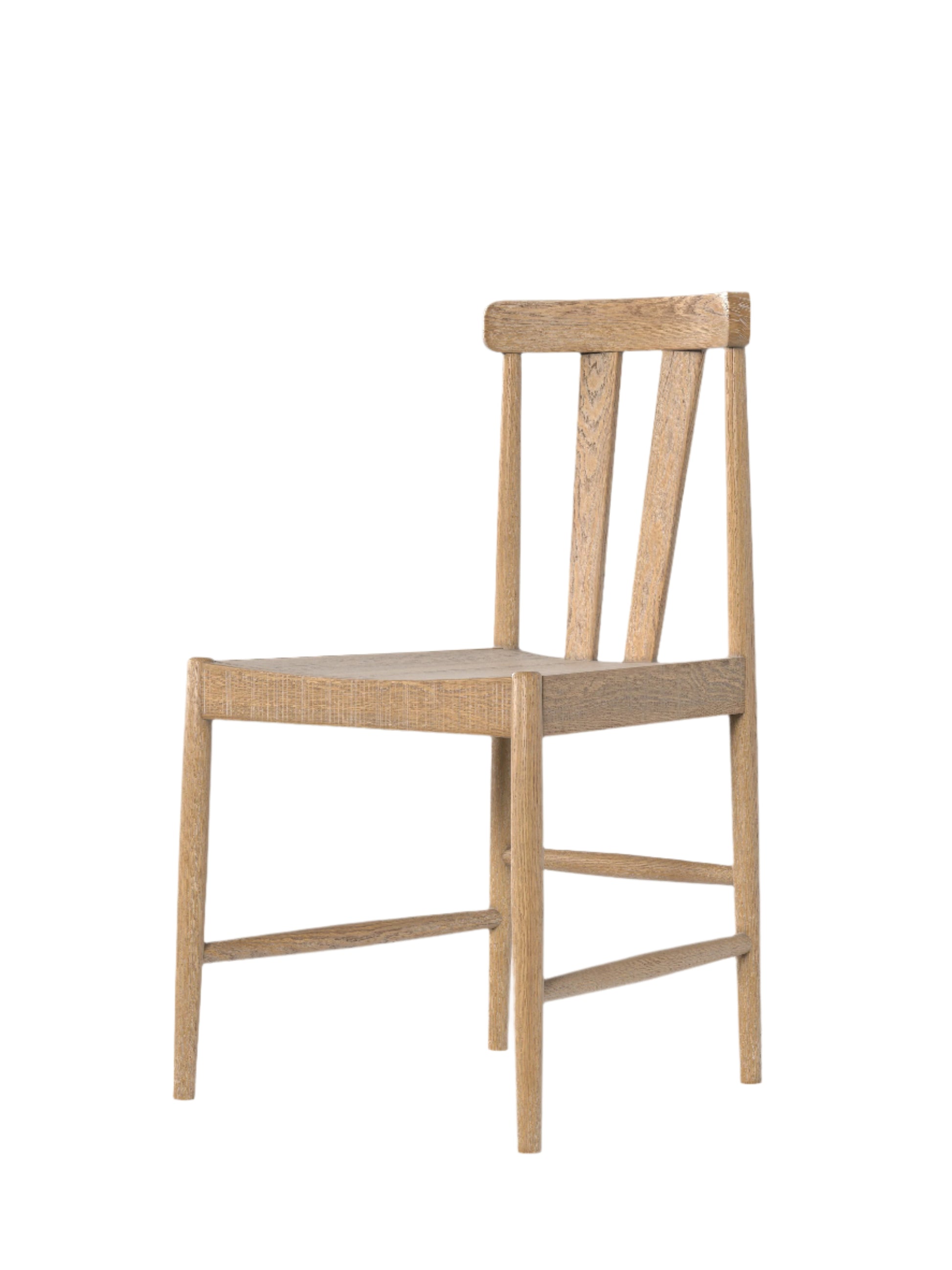 Laura Ashley Braystone Pair of Oak Dining Chairs - 3251002 - White Bear Furnishings