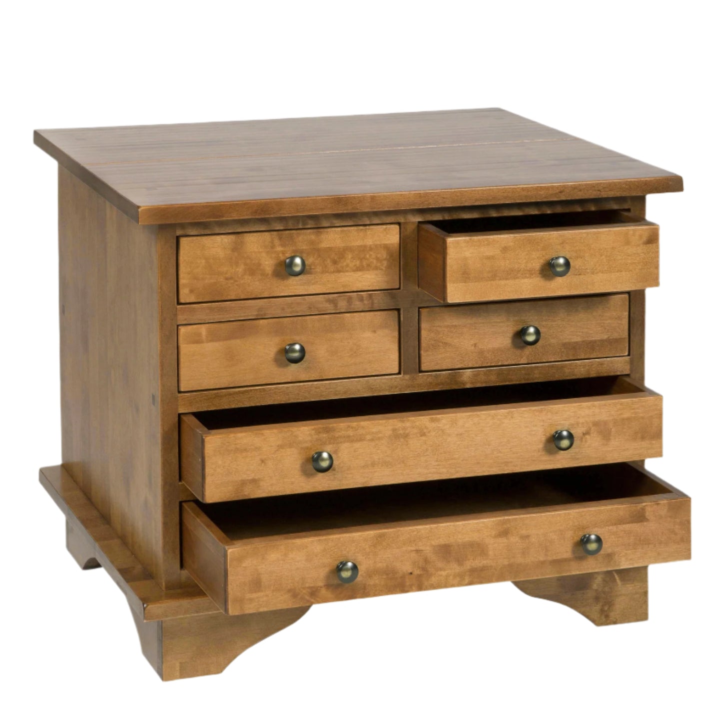 Laura Ashley 6 Drawer Side Table in Honey - 3167496 - White Bear Furnishings