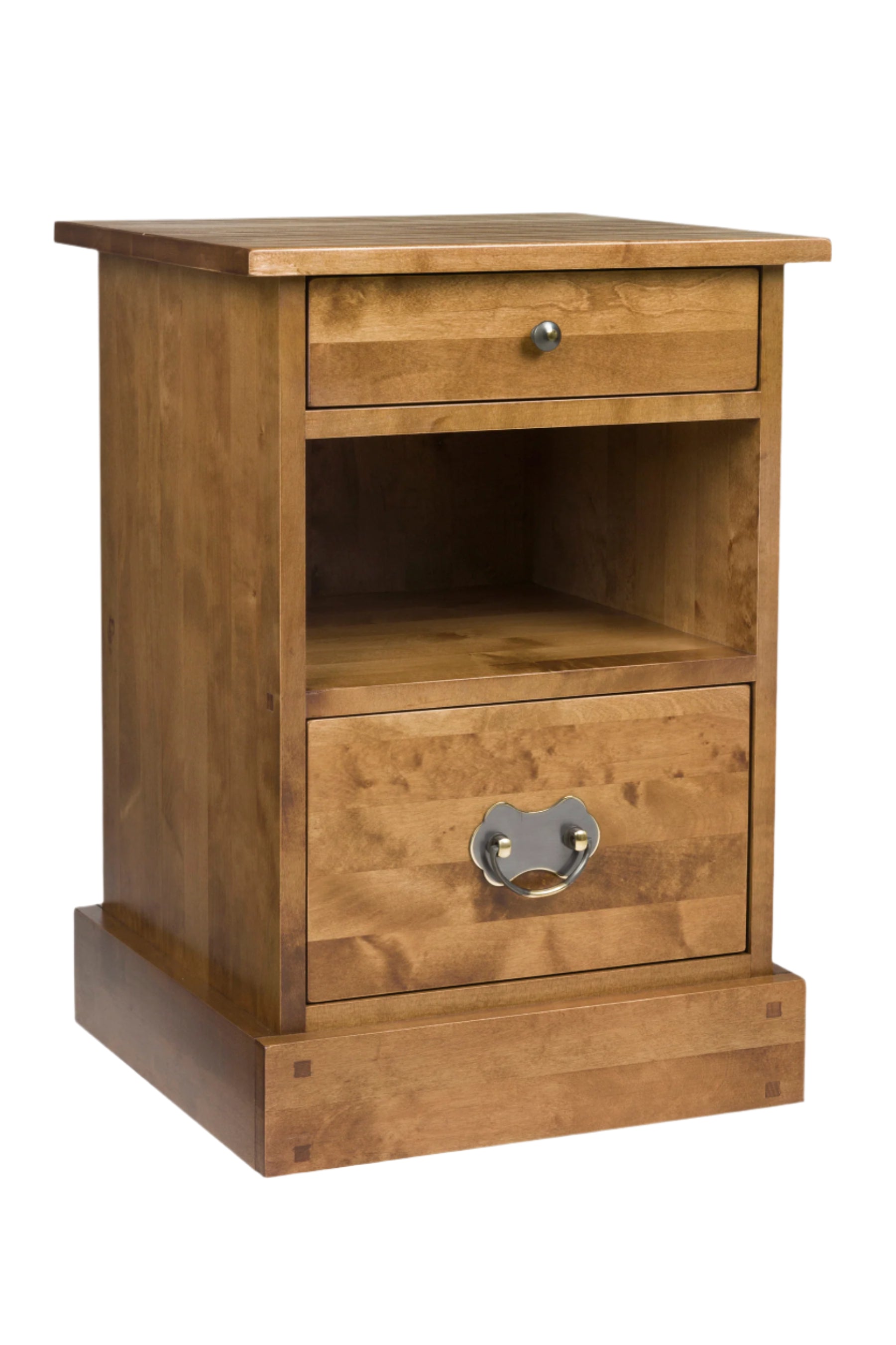 Laura Ashley Garrat 2 Drawer Side Table in Honey - 3167510 - White Bear Furnishings
