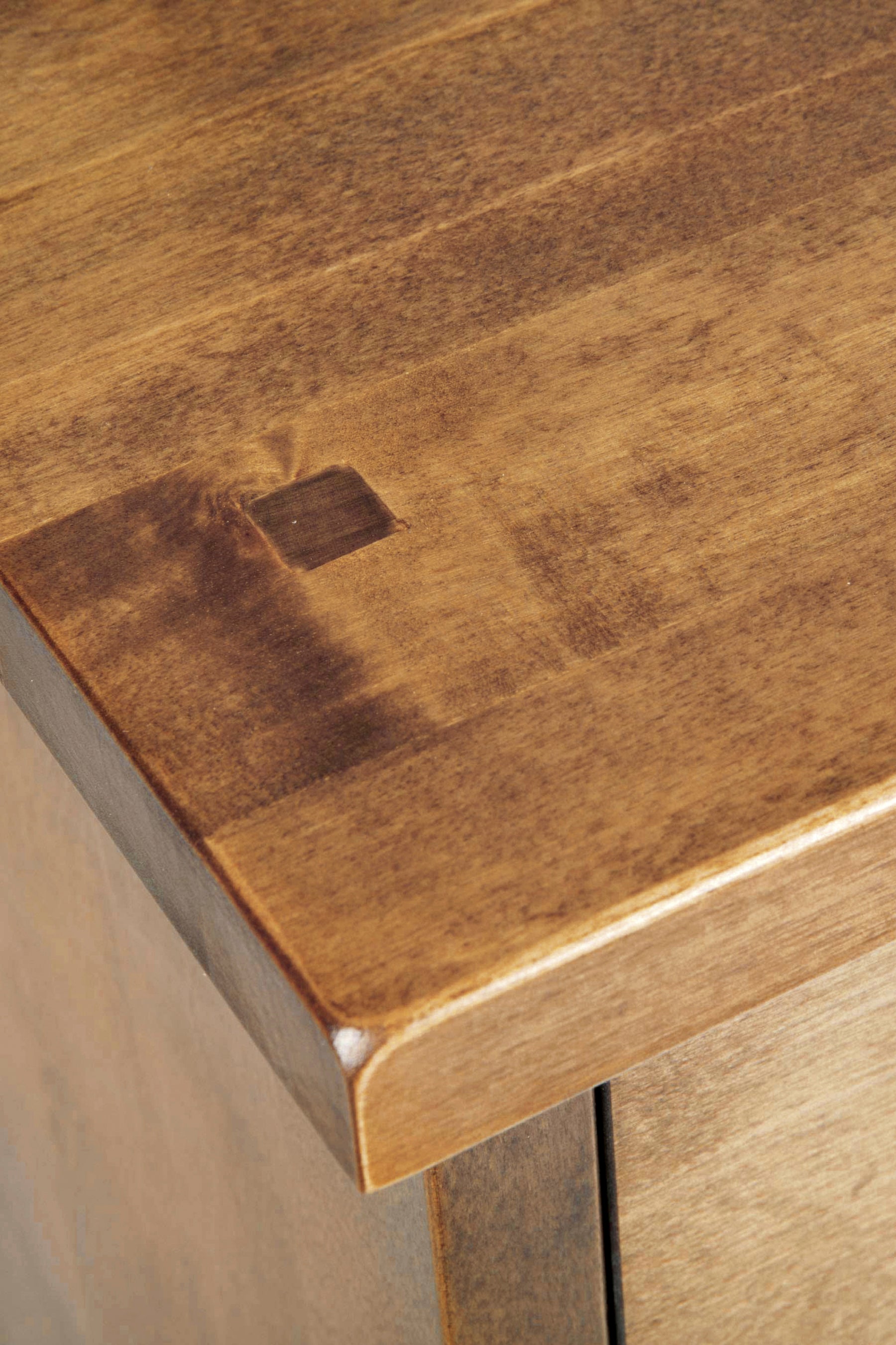 Laura Ashley Garrat 2 Drawer Side Table in Honey - 3167510 - White Bear Furnishings