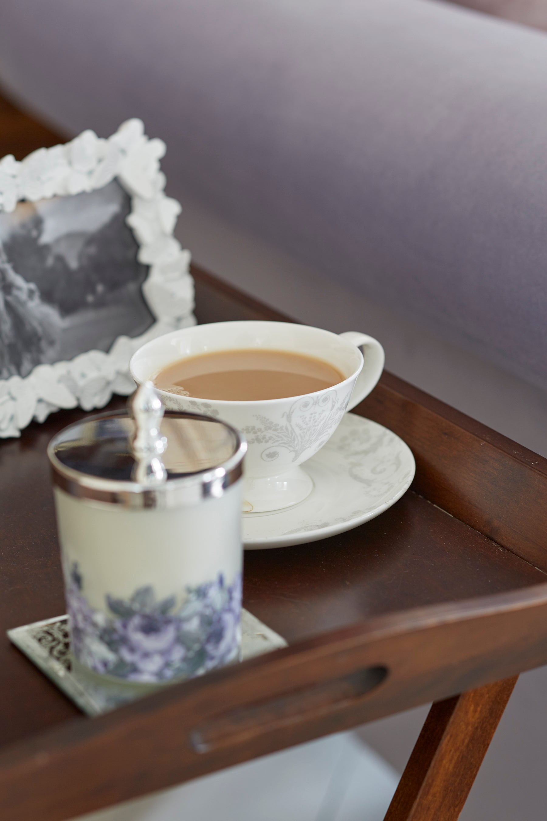 Laura Ashley Garrat Butler's Tray in Dark Chestnut - 3592403 - White Bear Furnishings