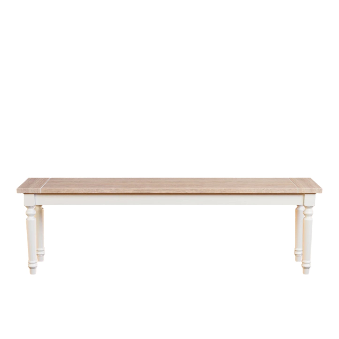 Laura Ashley Dorset Dining Bench in White - 3746744 - White Bear Furnishings
