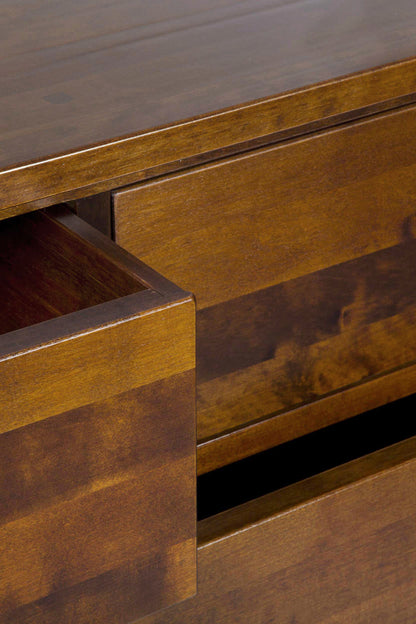 Laura Ashley Garrat 2+3 Drawer Chest in Dark Chestnut - 3561205 - White Bear Furnishings