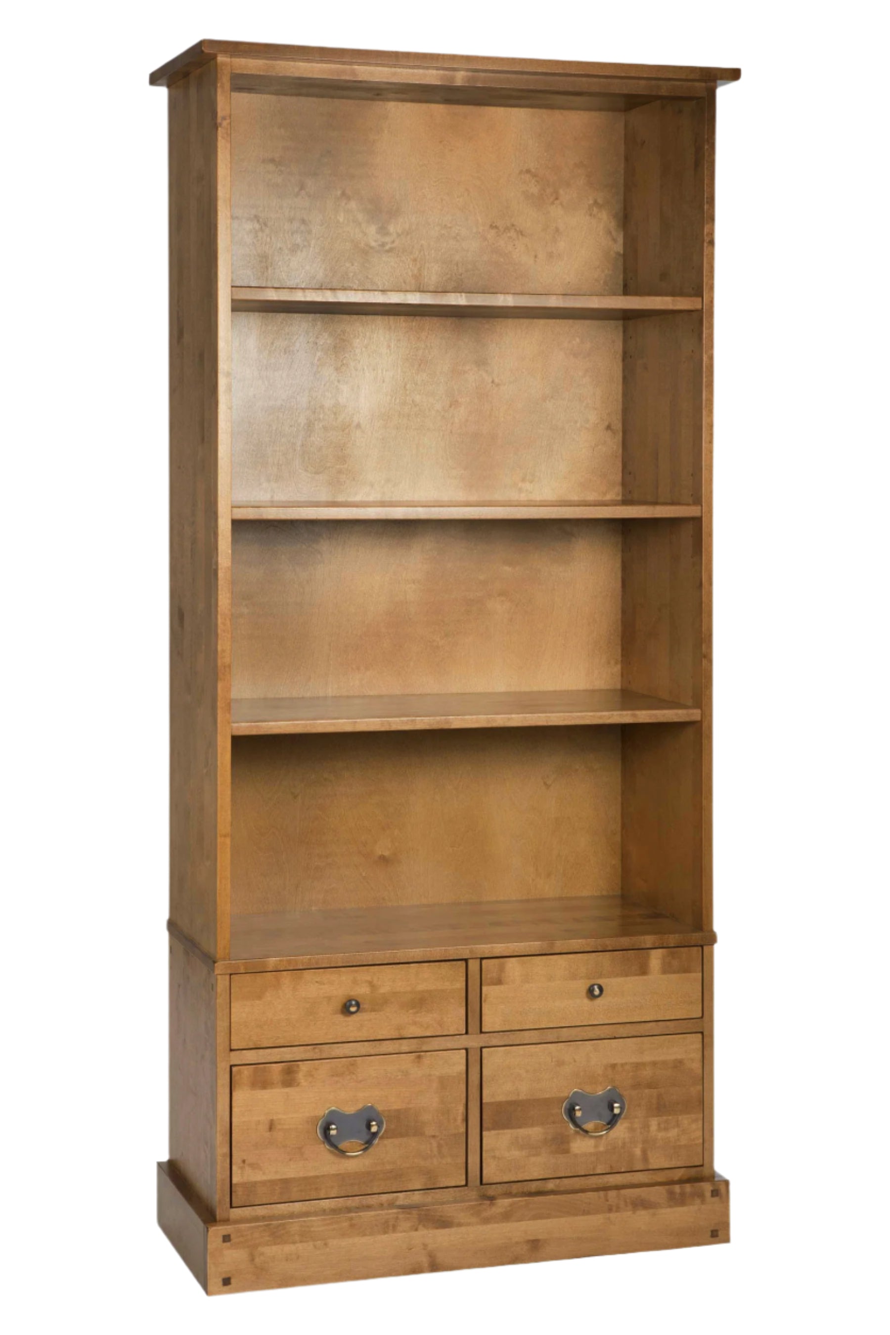 Laura Ashley Garrat 4 Drawer Single Bookcase in Honey - 3458582 - White Bear Furnishings