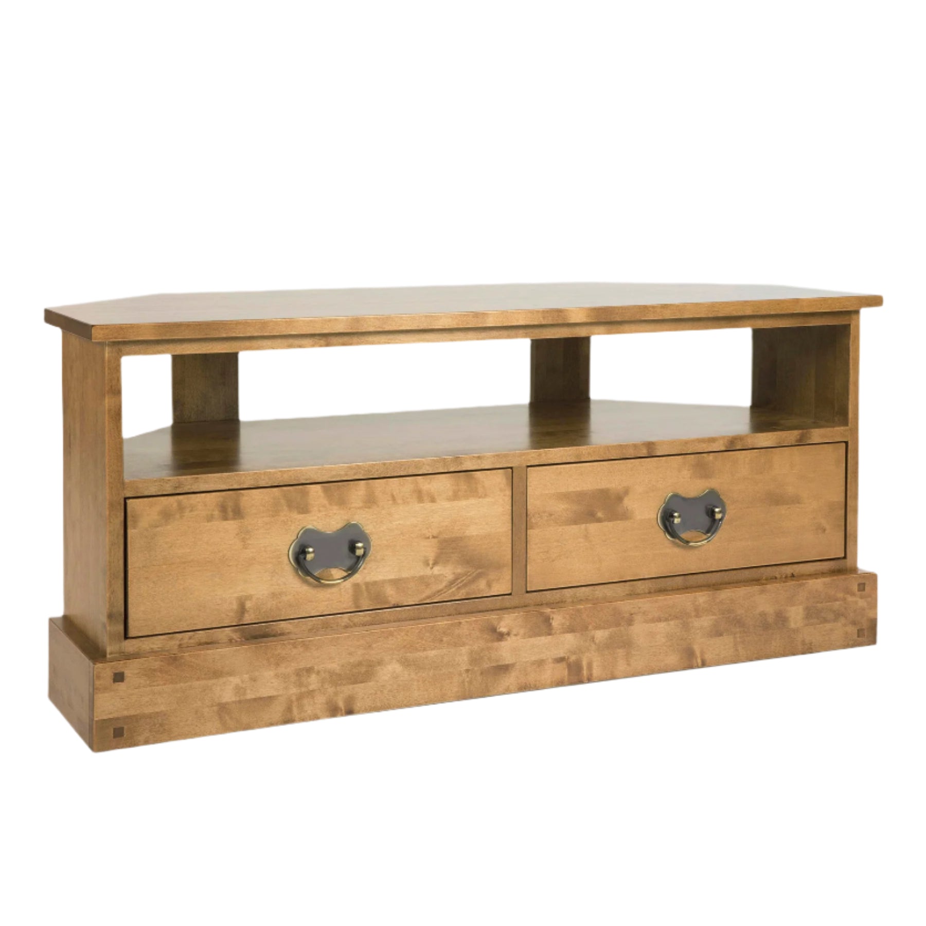 Laura Ashley Garrat 2 Drawer Corner TV Unit	in Honey - 3487365 - White Bear Furnishings