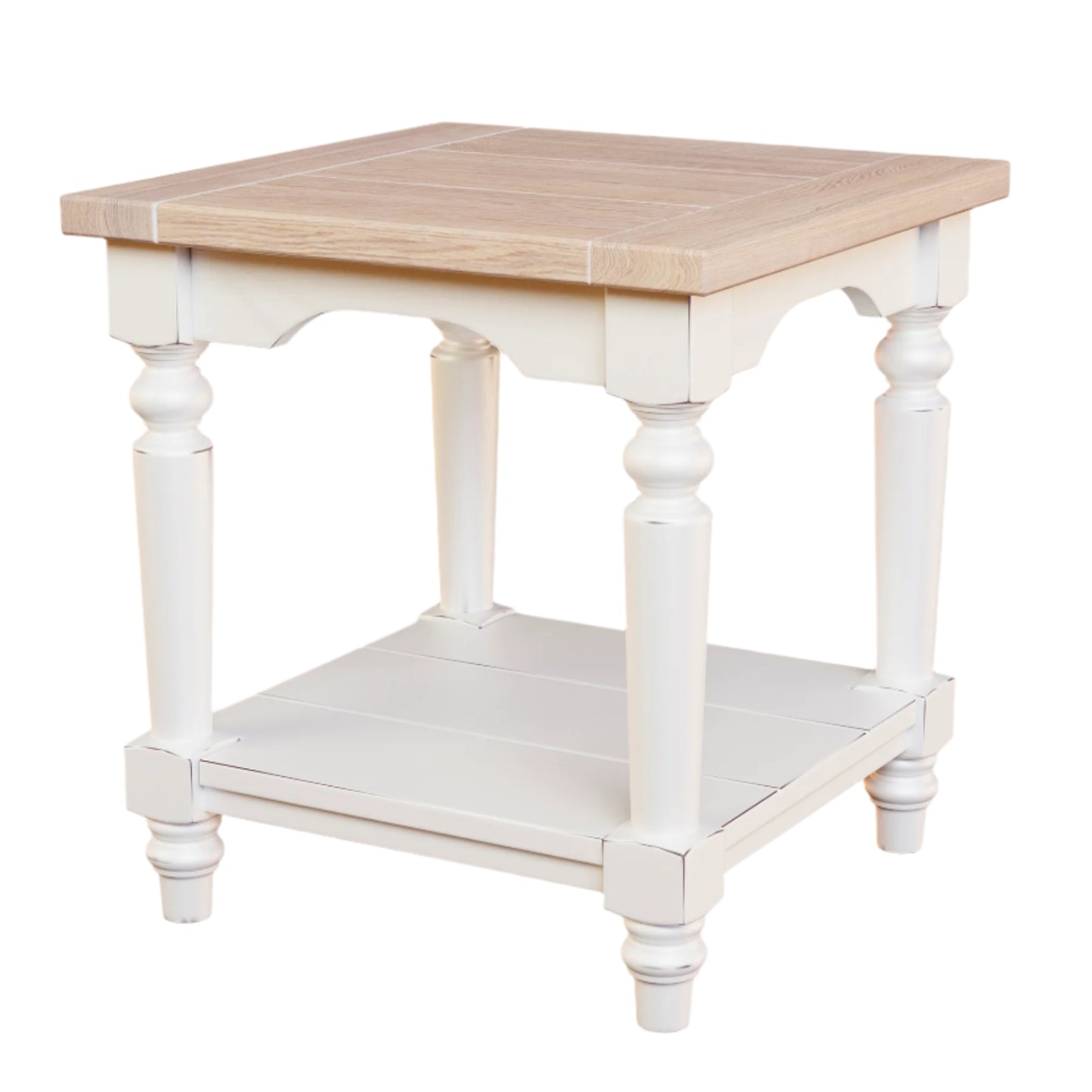 Laura Ashley Dorset Side Table in White - 3692025 - White Bear Furnishings