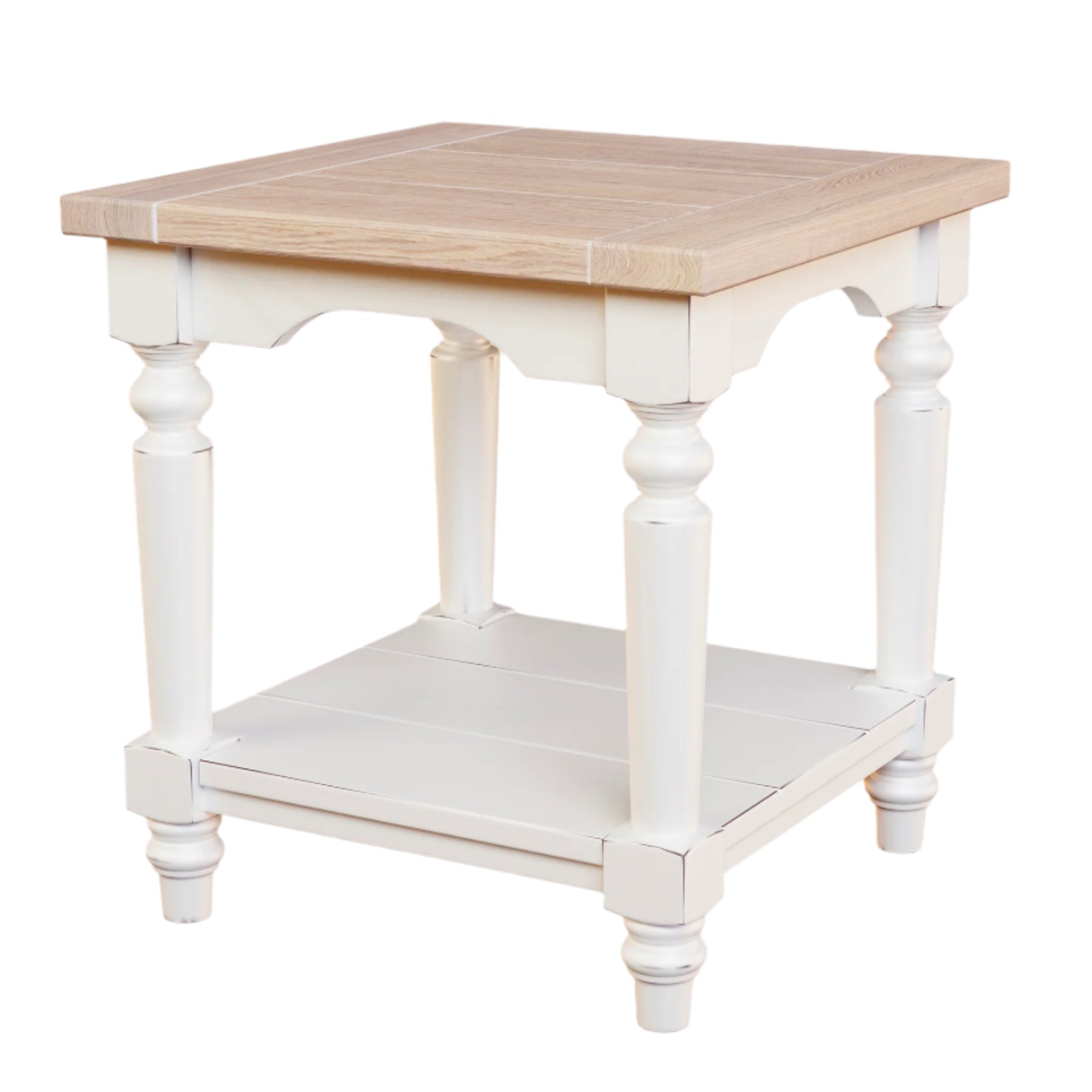 Laura Ashley Dorset Side Table in White - 3692025 - White Bear Furnishings