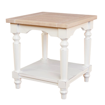 Laura Ashley Dorset Side Table in White - 3692025 - White Bear Furnishings