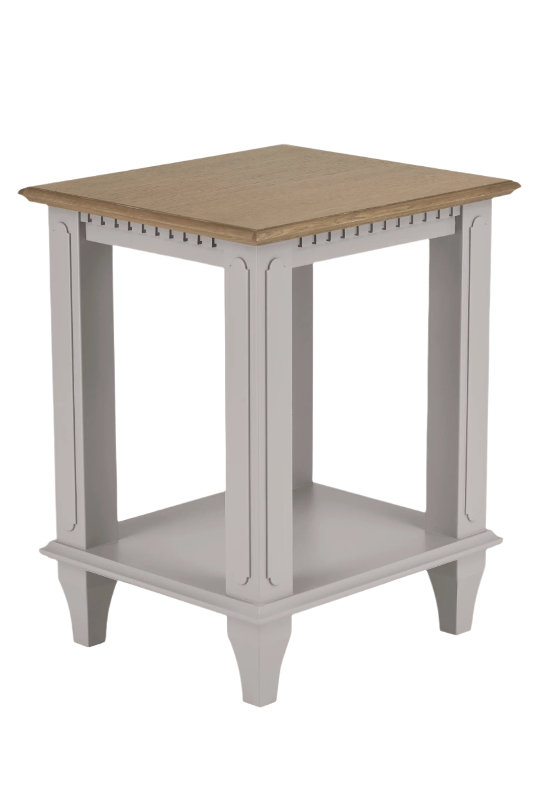 Laura Ashley hanover Side Table in Pale French Grey - ???? - White Bear Furnishings