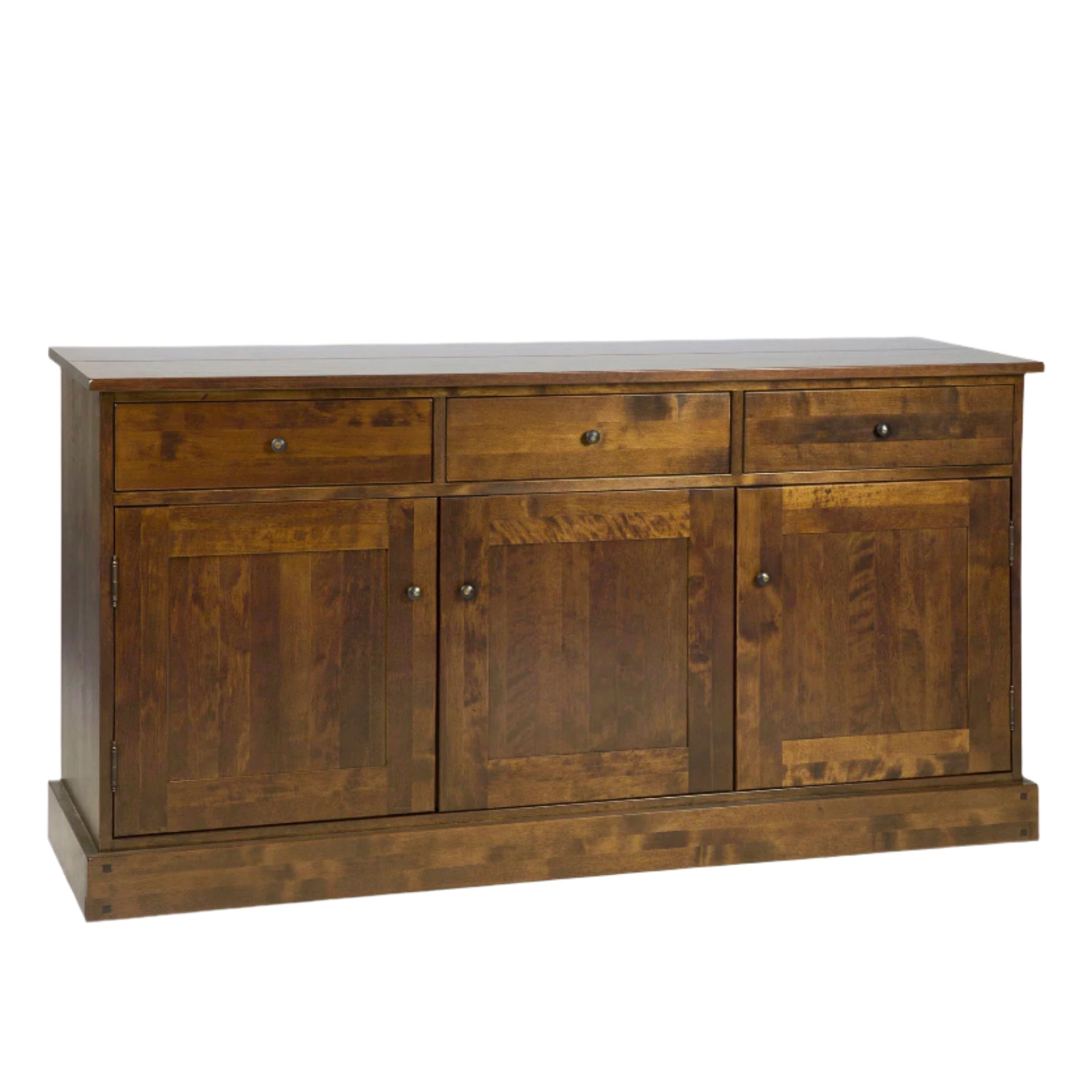 Laura Ashley Garrat 3 Door 3 Drawer Sideboard in Dark Chestnut - 3458572 - White Bear Furnishings
