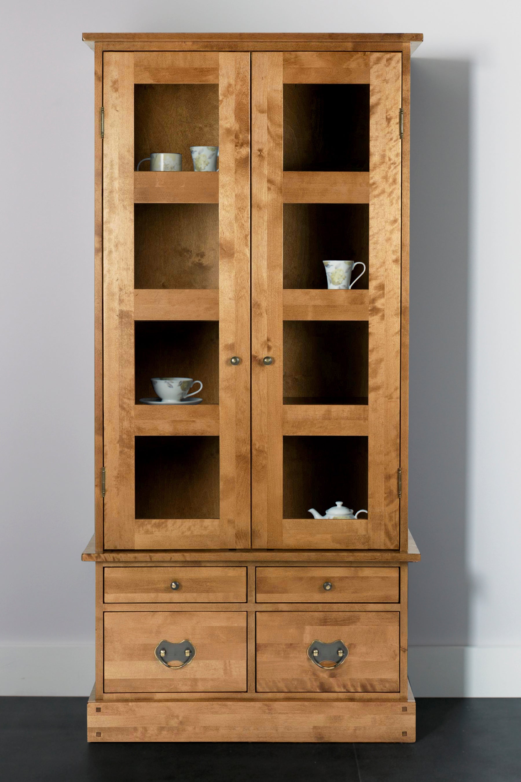 Laura Ashley 2 Door 4 Drawer Display Unit in Honey - 3167564 - White Bear Furnishings