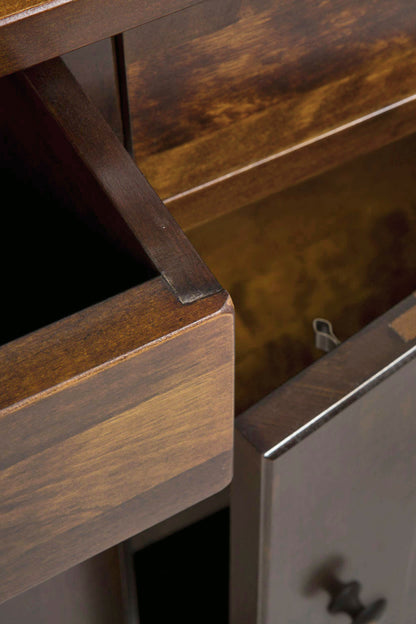Laura Ashley Garrat 2 Door 2 Drawer Sideboard in Dark Chestnut - 3394844 - White Bear Furnishings