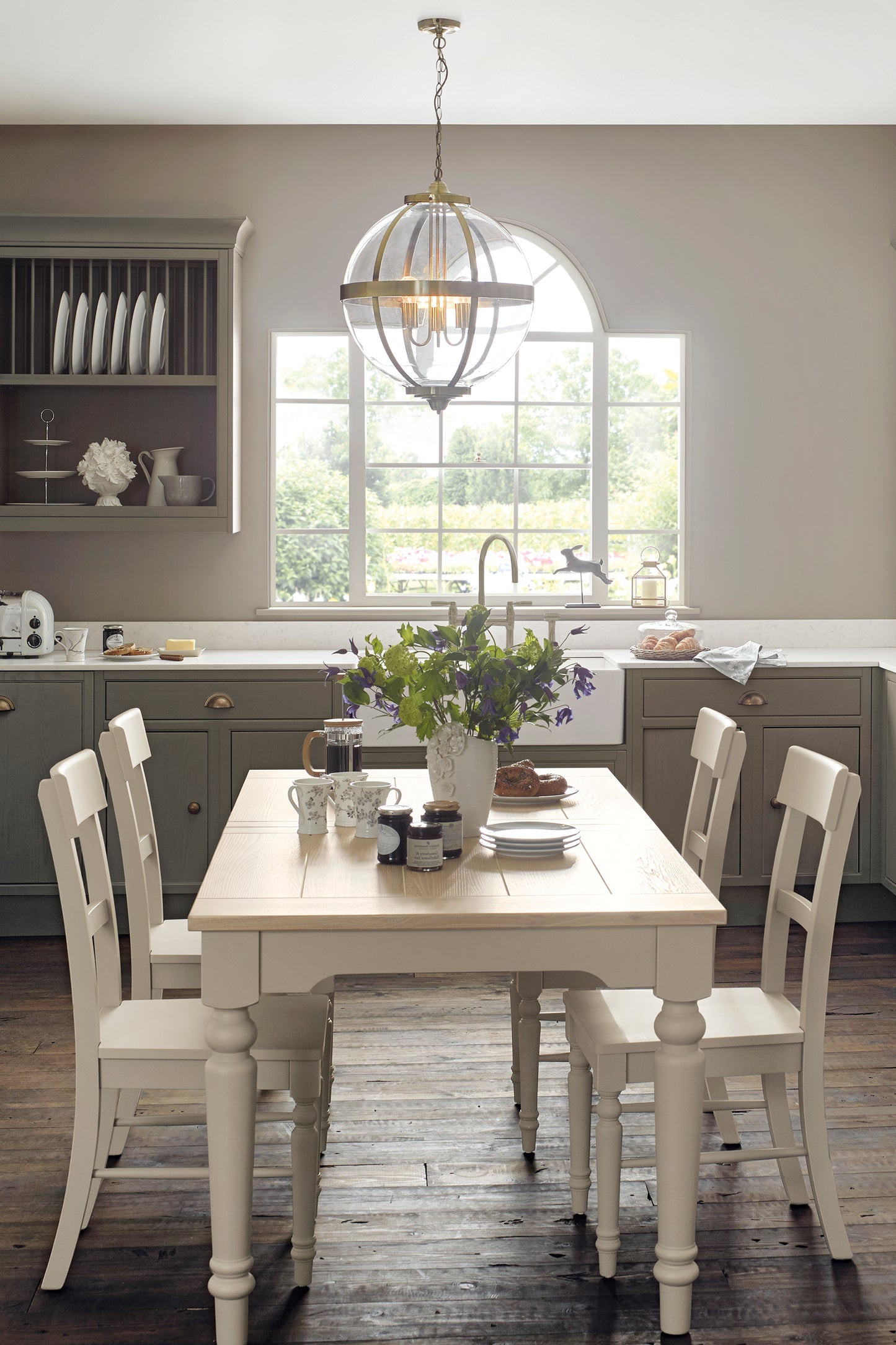 Laura Ashley Dorset Pair of Dining Chairs in White - 3691942 - White Bear Furnishings