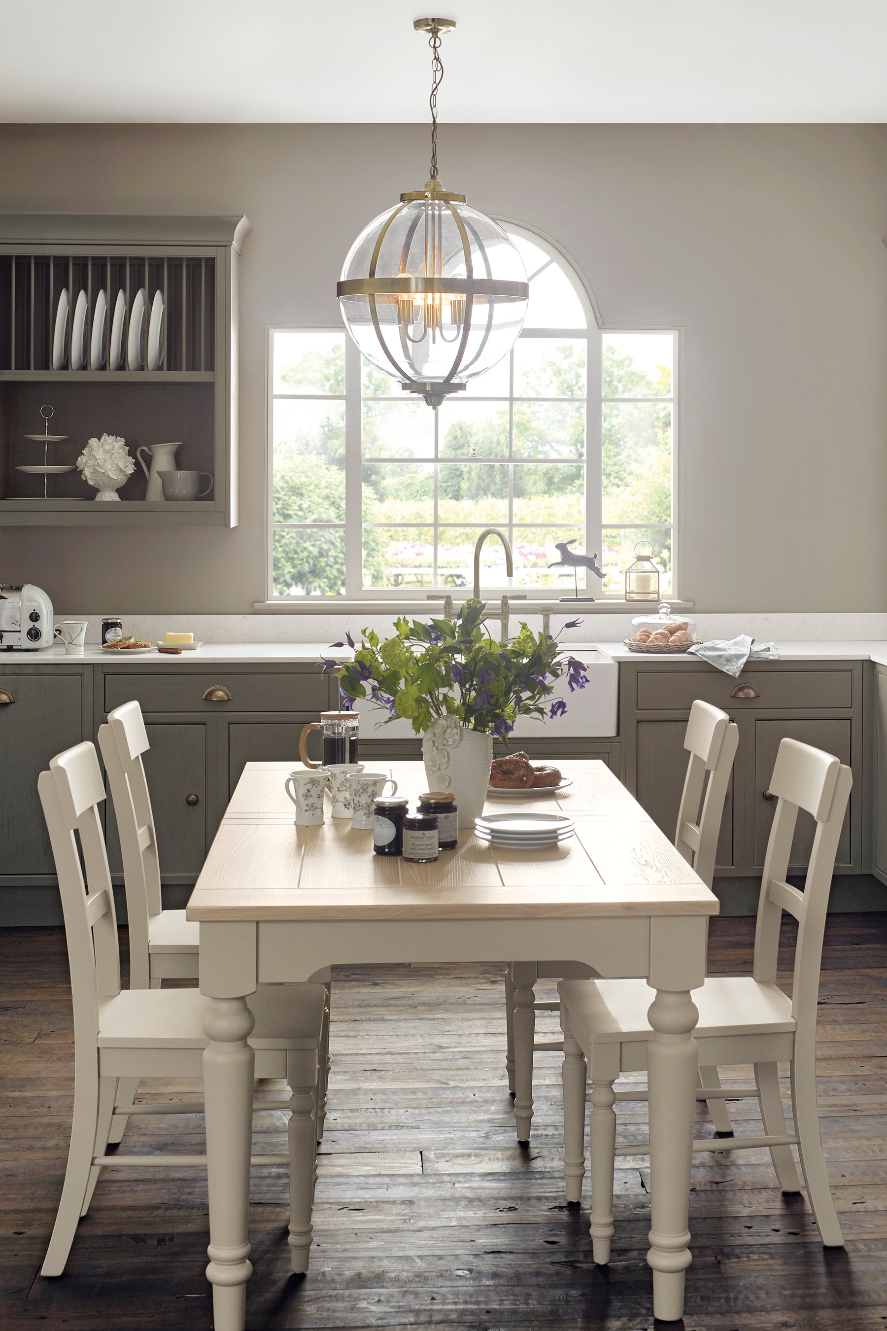 Laura Ashley Dorset Pair of Dining Chairs in White - 3691942 - White Bear Furnishings
