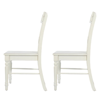 Laura Ashley Dorset Pair of Dining Chairs in White - 3691942 - White Bear Furnishings