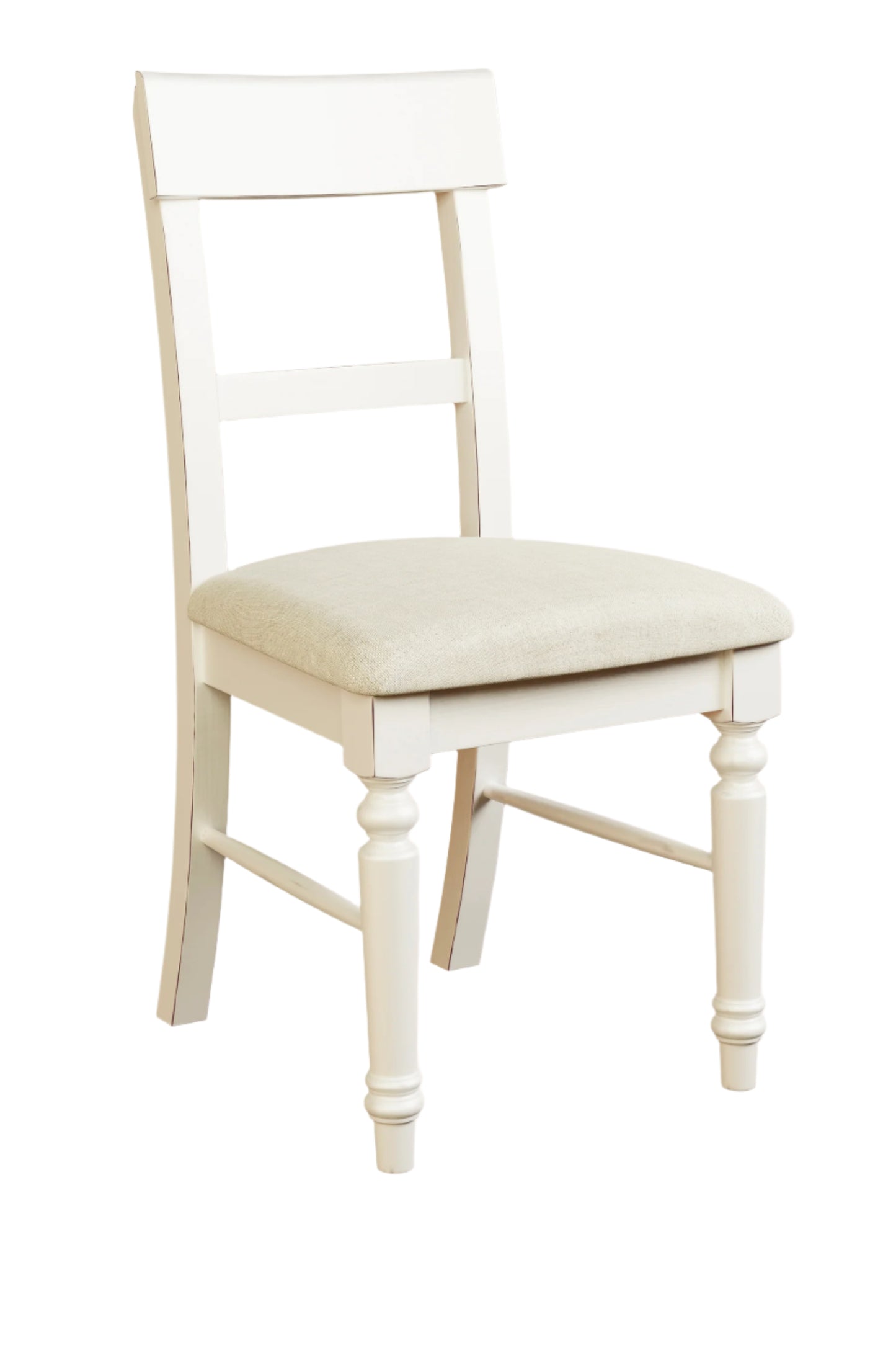 Laura Ashley Dorset Pair of Upholstered Dining Chairs in White - 3691949 - White Bear Furnishings