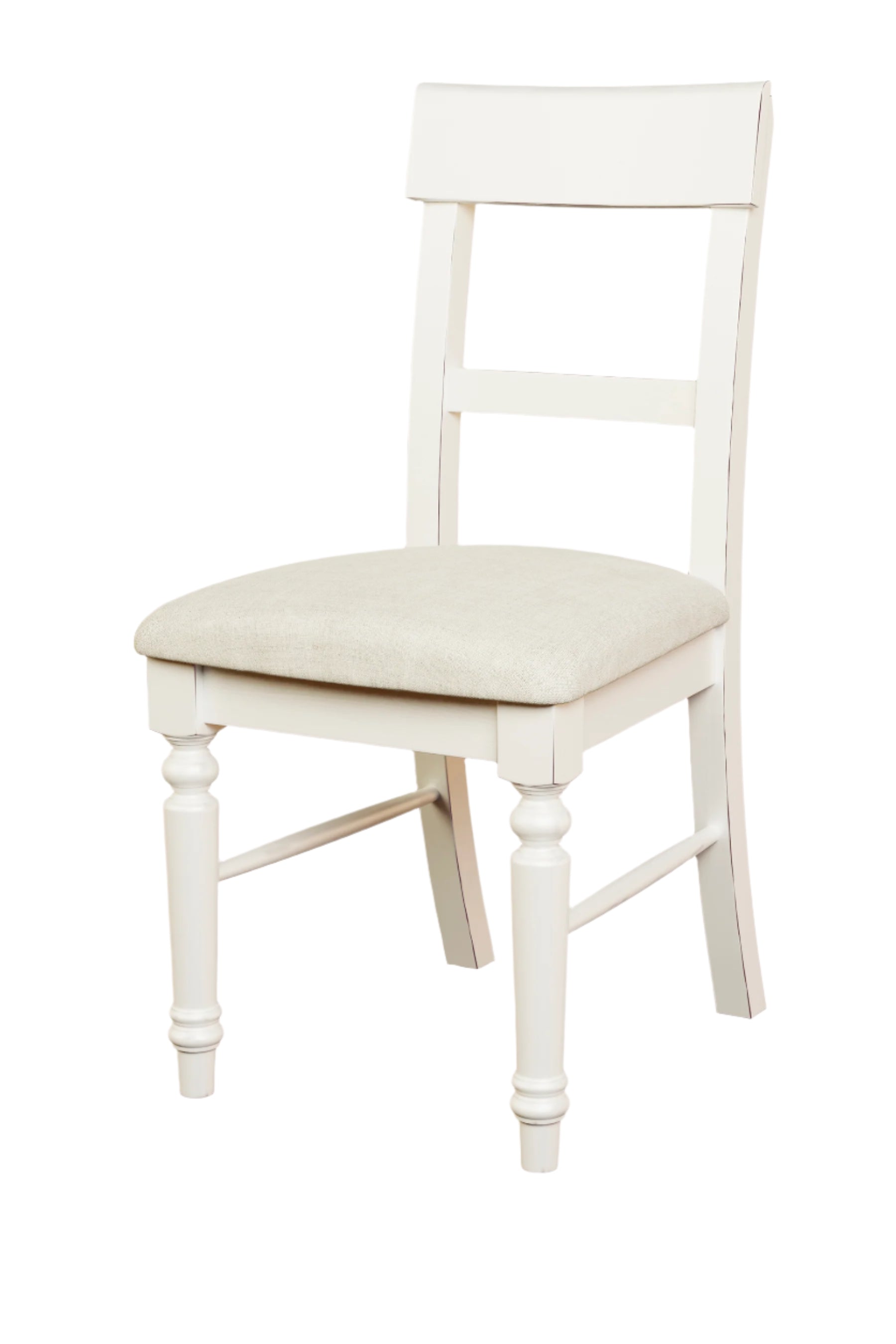 Laura Ashley Dorset Pair of Upholstered Dining Chairs in White - 3691949 - White Bear Furnishings