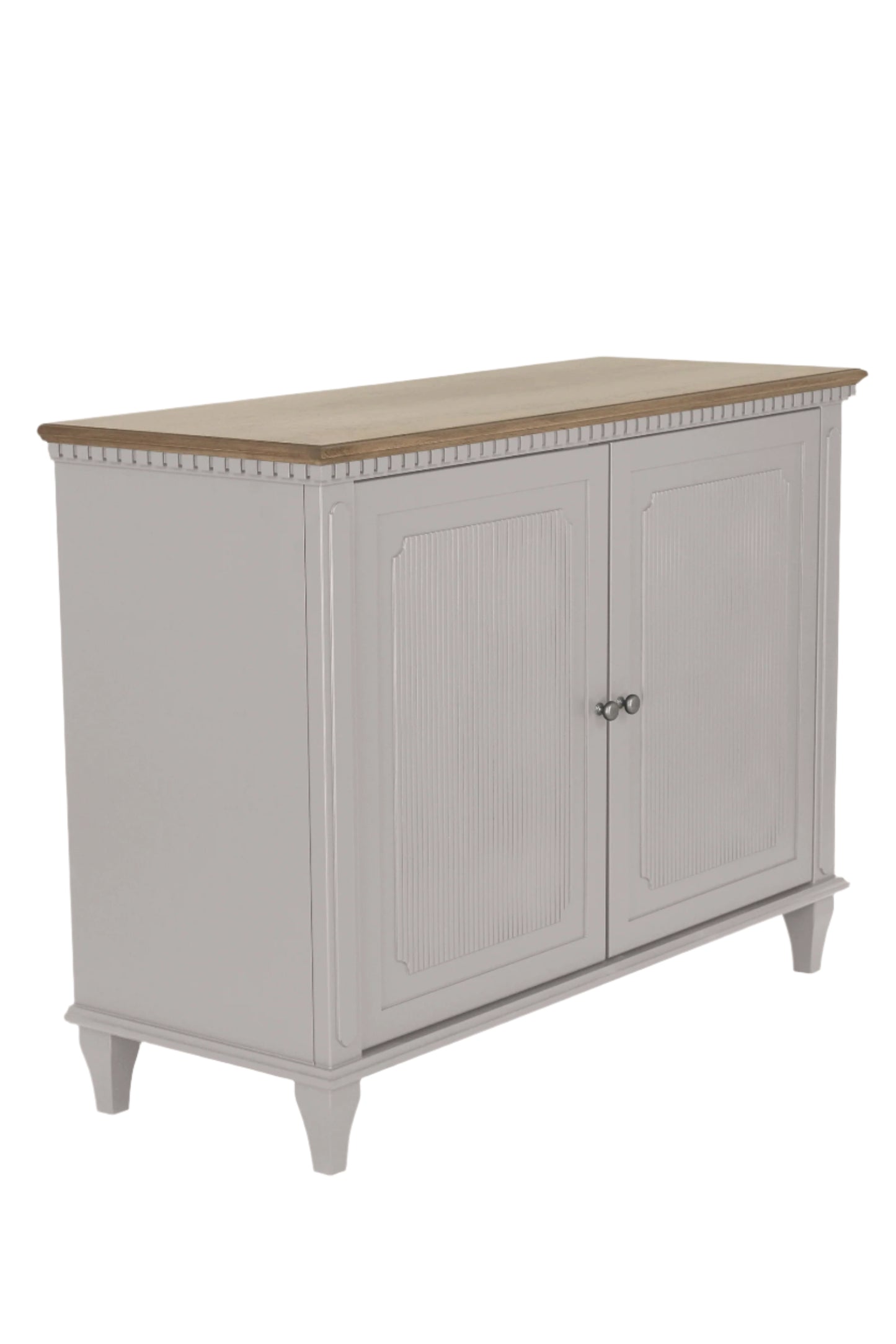 Laura Ashley Hanover 2 Door Sideboard in Pale French Grey - 3746916 - White Bear Furnishings