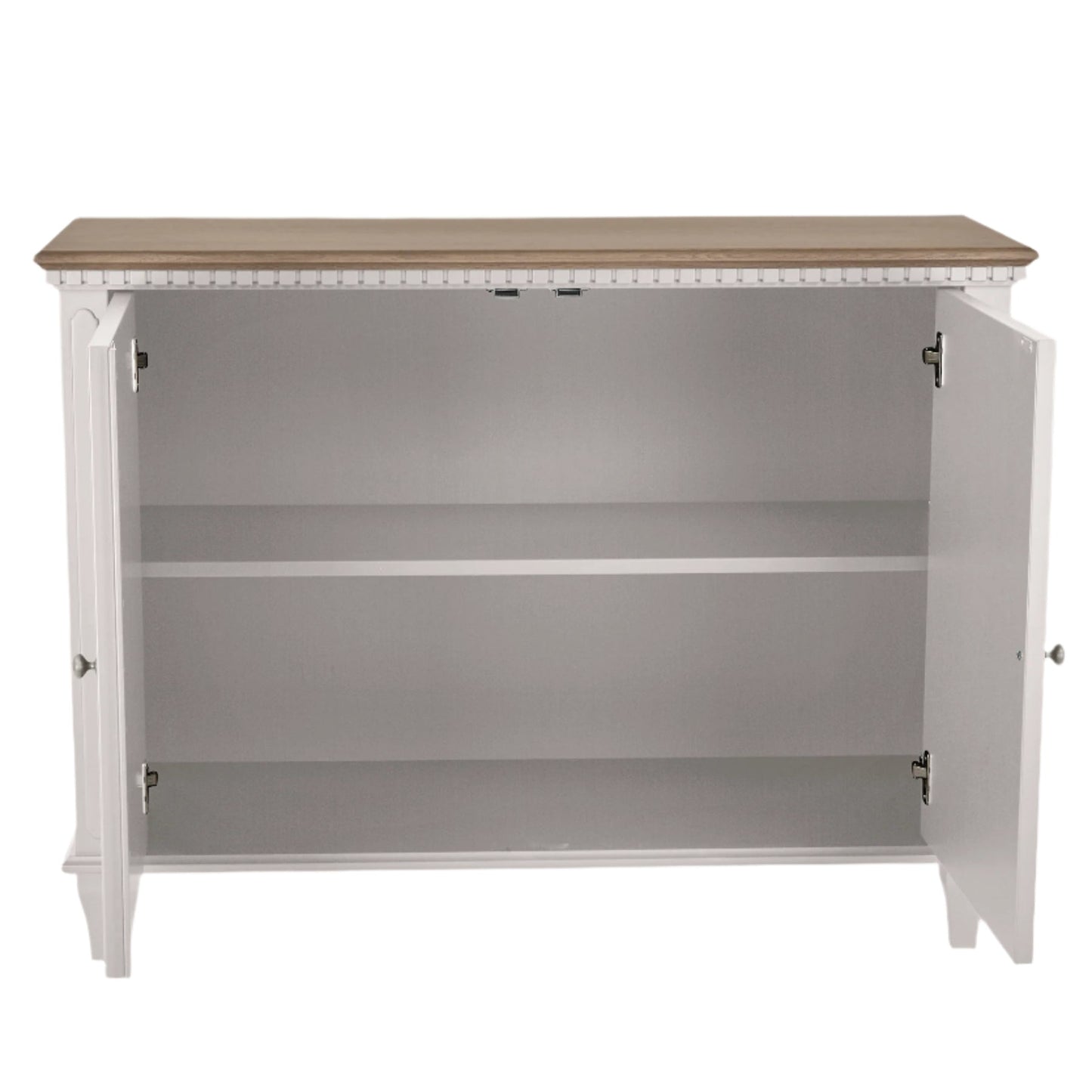 Laura Ashley Hanover 2 Door Sideboard in Pale French Grey - 3746916 - White Bear Furnishings