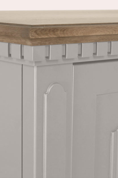Laura Ashley Hanover 2 Door Sideboard in Pale French Grey - 3746916 - White Bear Furnishings