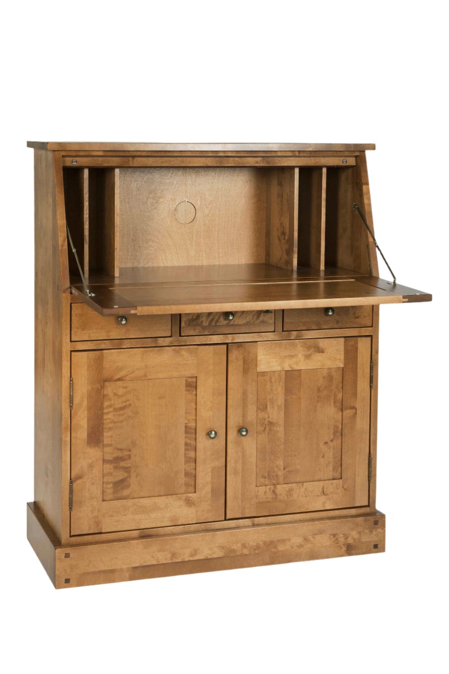 Laura Ashley Garrat 2 Door 3 Drawer Bureau in Honey - 3394821 - White Bear Furnishings