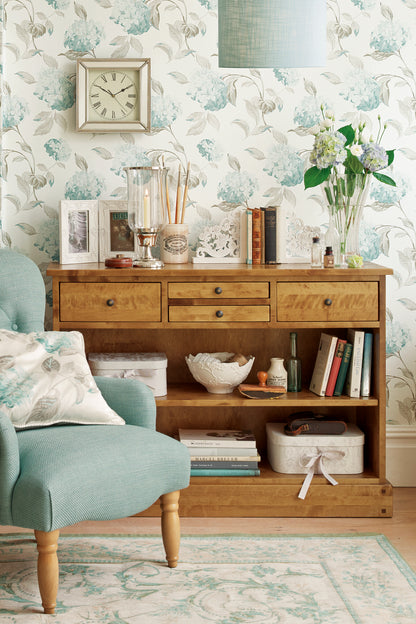 Laura Ashley Garrat 4 Drawer Console Table in Honey - 3395734 - White Bear Furnishings