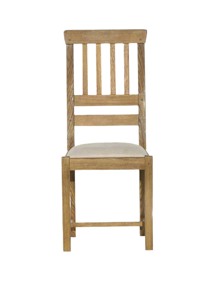 Laura Ashley Milton Pair of Dining Chairs	in Oak - 3283098 - White Bear Furnishings