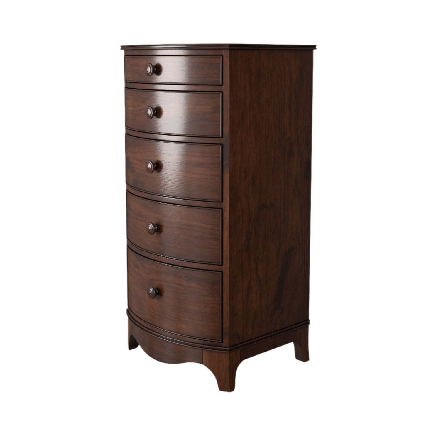 Laura Ashley Broughton Dark 5 Drawer Tall Chest	Dark - 3506326 - White Bear Furnishings