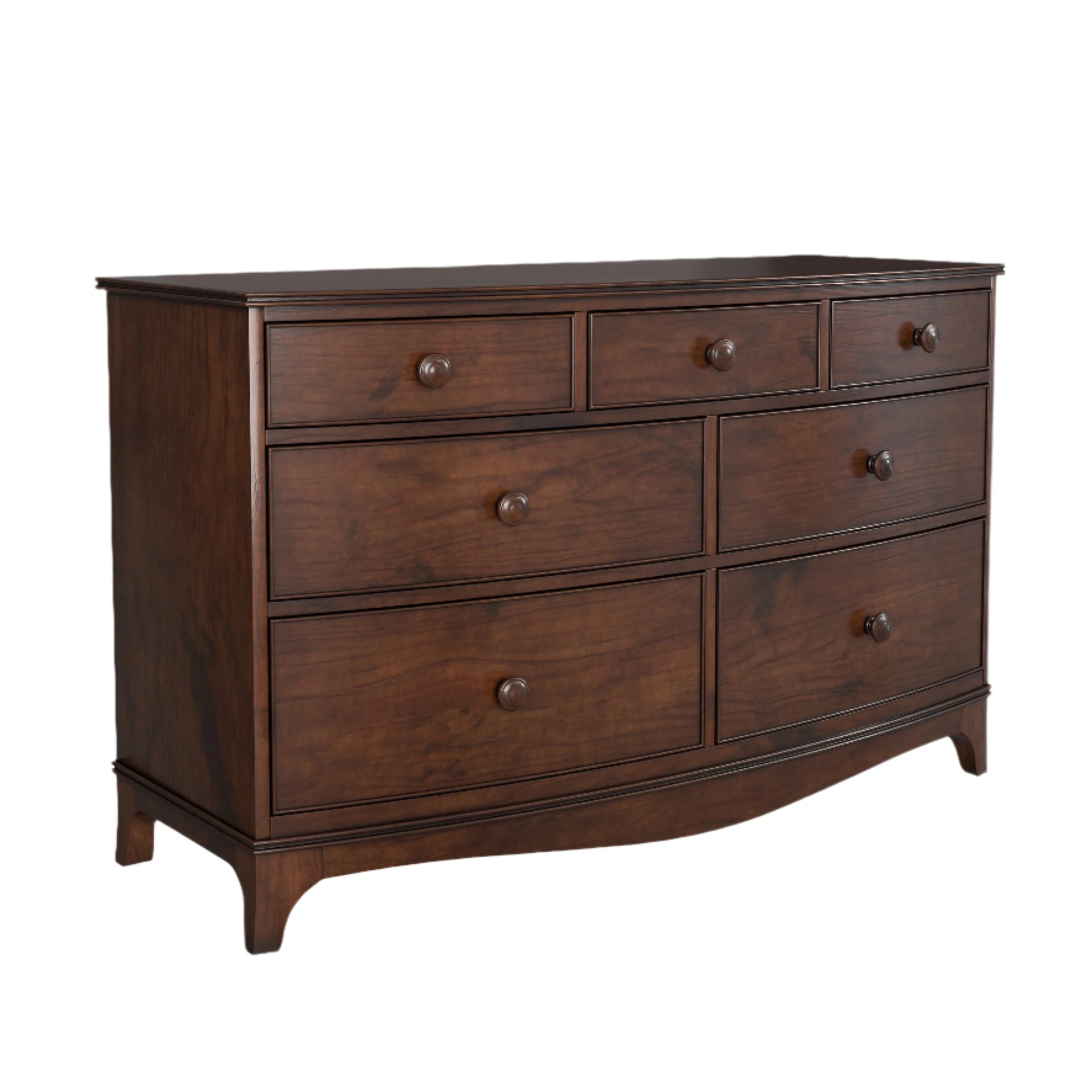 Laura Ashley Broughton Dark 3+4 Drawer Dark Wooden Chest - 3651978 - White Bear Furnishings