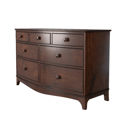 Laura Ashley Broughton Dark 3+4 Drawer Dark Wooden Chest - 3651978 - White Bear Furnishings