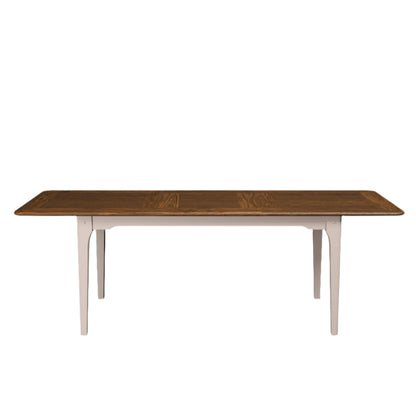 Laura Ashley Hapton Extending Dining Table in Soft Truffle and Dark Chesnut - 3311001