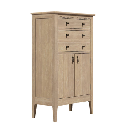 Calford Washed Oak 2 Door 3 Drawer Cabinet - 3271002