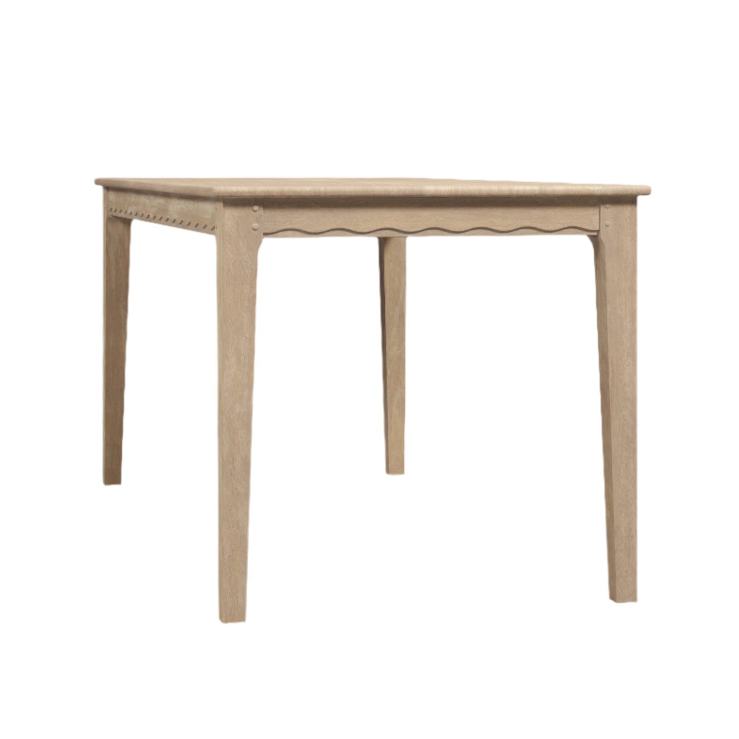 Laura Ashley Calford Washed Oak Fixed Dining Table - 3271009