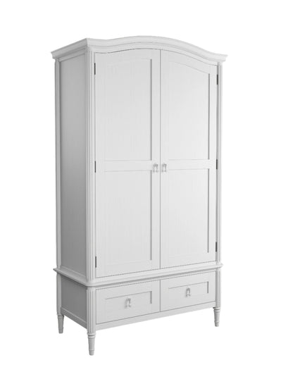 Laura Ashley Bramford Whitewashed Oak 2 Door 2 Drawer Wardrobe - 3222200