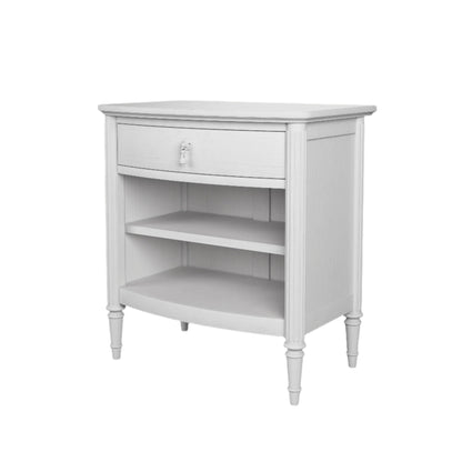 Laura Ashley Bramford 1 Drawer Bedside Chest in Whitewashed Oak - 3222202