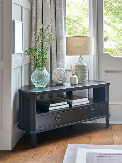 Laura Ashley Henshaw 2 Drawer Corner TV Unit